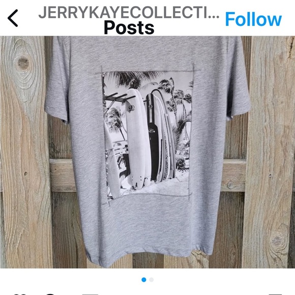 EUC Jerry Kaye designer tee. JK DT. Size XL. Quality. Surfer. Summer basic - Picture 4 of 9